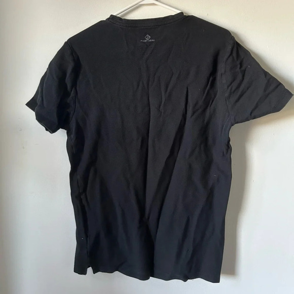 Point Zero Black 100% Cotton T-Shirt - Picture 2 of 3